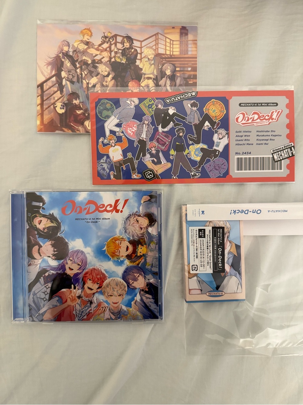 Mechatu-A first mini album On Deck! Nijisanji JP Vtuber niji jp Oriens Dytica
